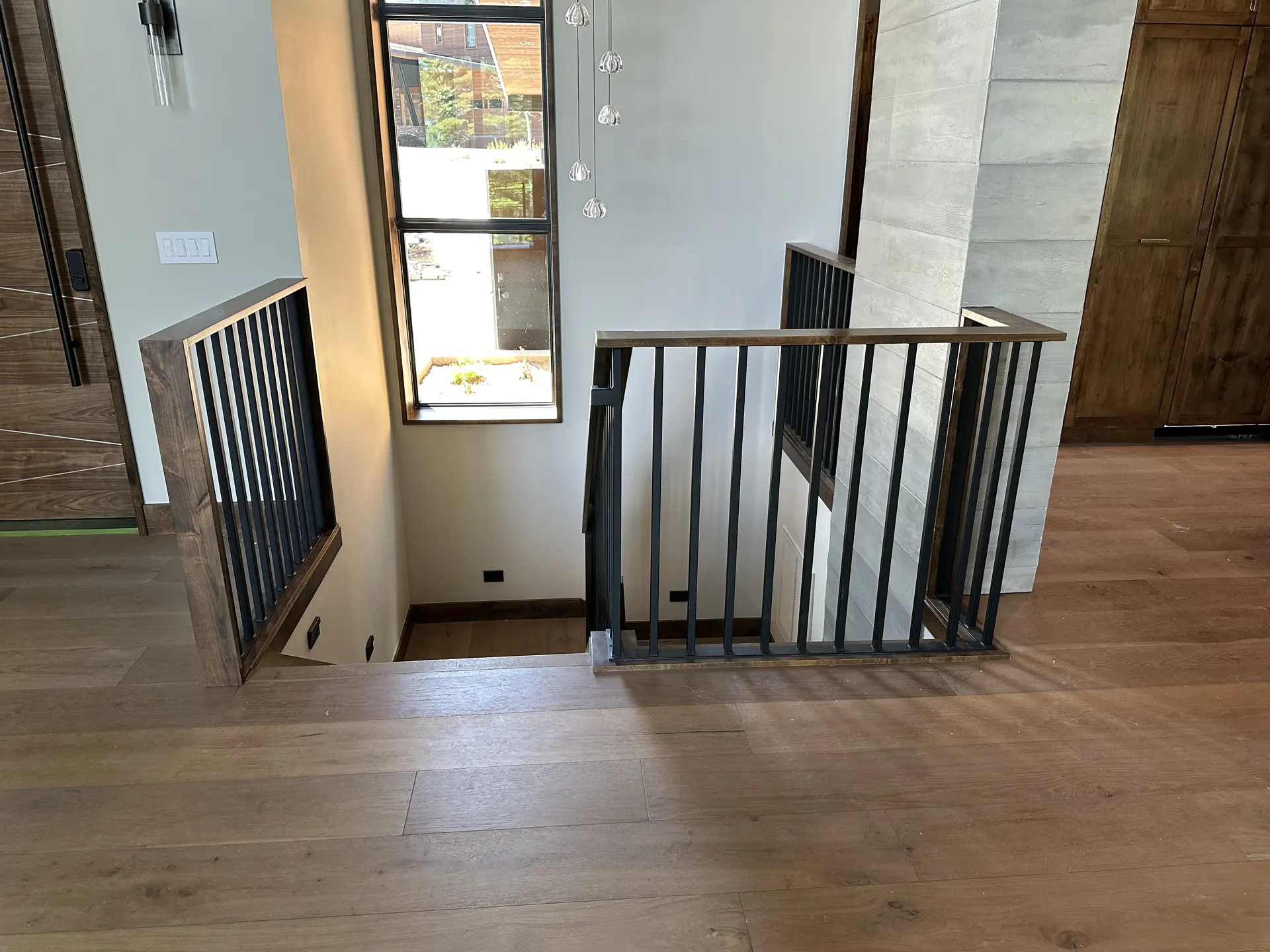 metal rails