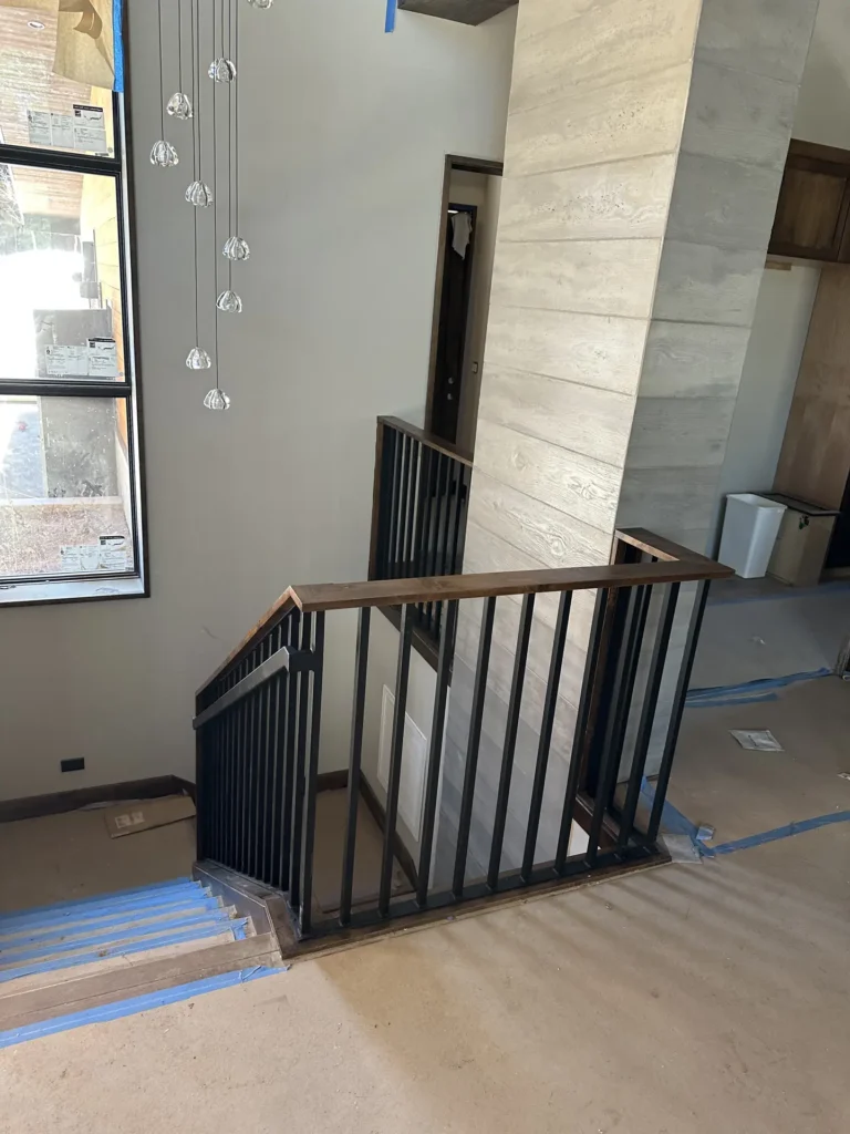 metal rails