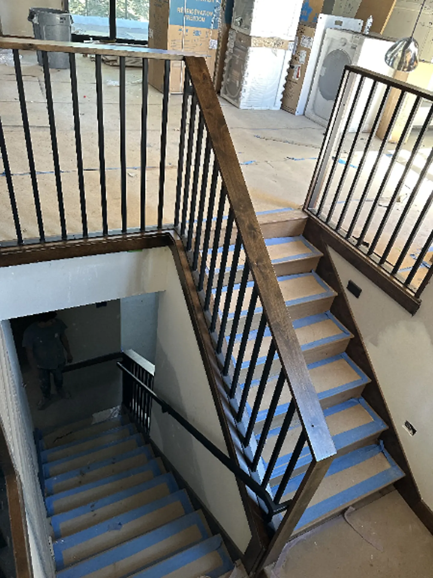 metal rails
