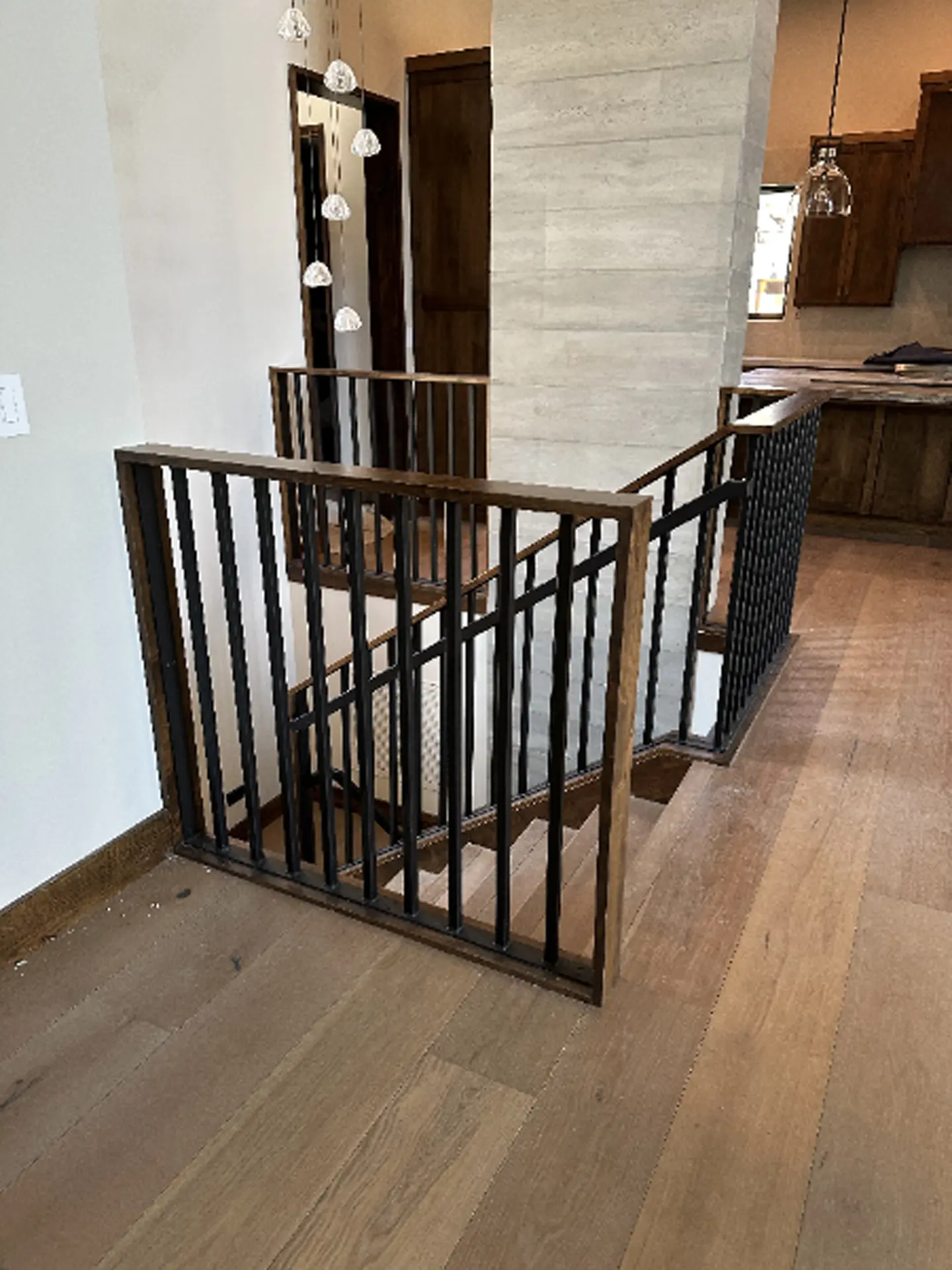 metal rails
